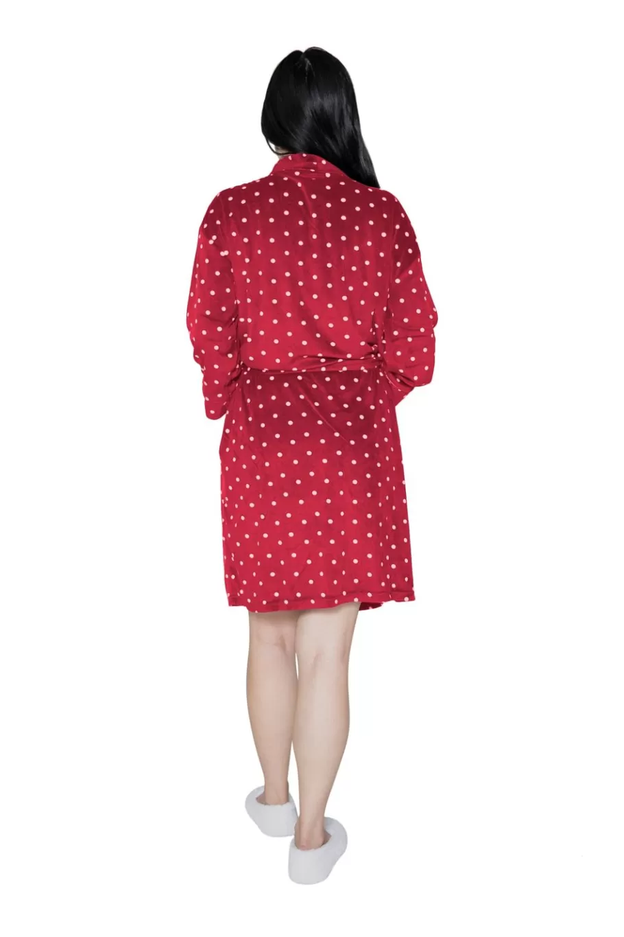 La Cera™ Bata Tipo Kimono Minky Sedosa Y Transparente De La Cera^ Batas