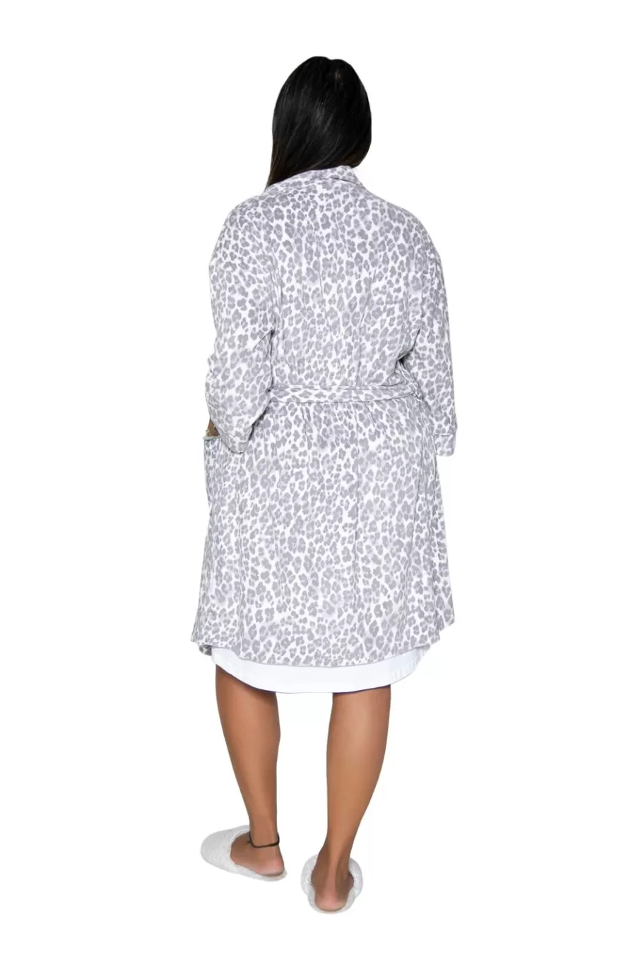 La Cera™ Bata Tipo Kimono Minky Sedosa Y Transparente De La Cera^ Batas