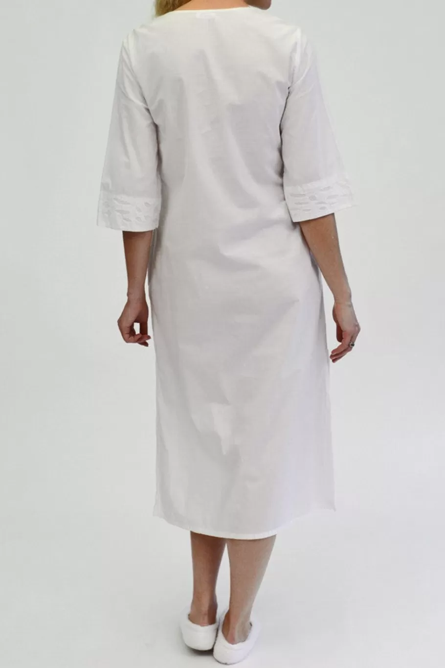 La Cera™ Caftan Con Apliques Y Mangas Acampanadas La Cera^ Caftanes