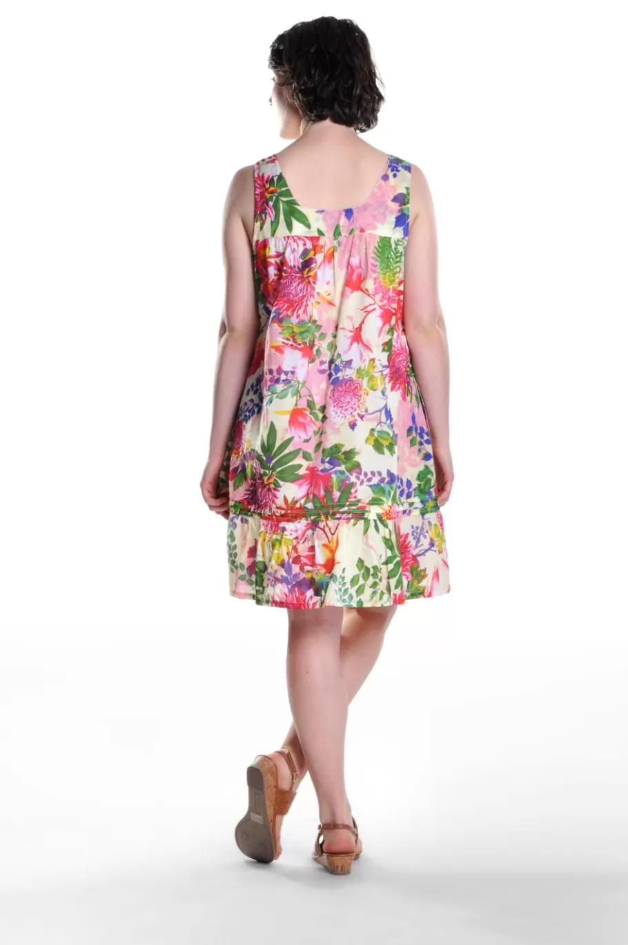 La Cera™ Camisa De Algodon Floral Multicolor 100% Algodon^ Camisas