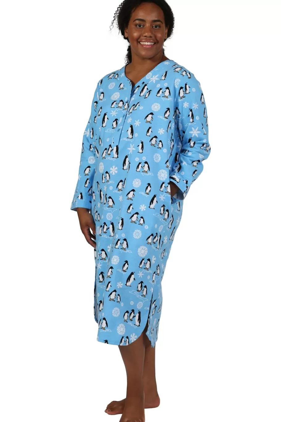 La Cera™ Camisa De Noche De Pinguino De Talla Grande^ Más Ropa De Dormir