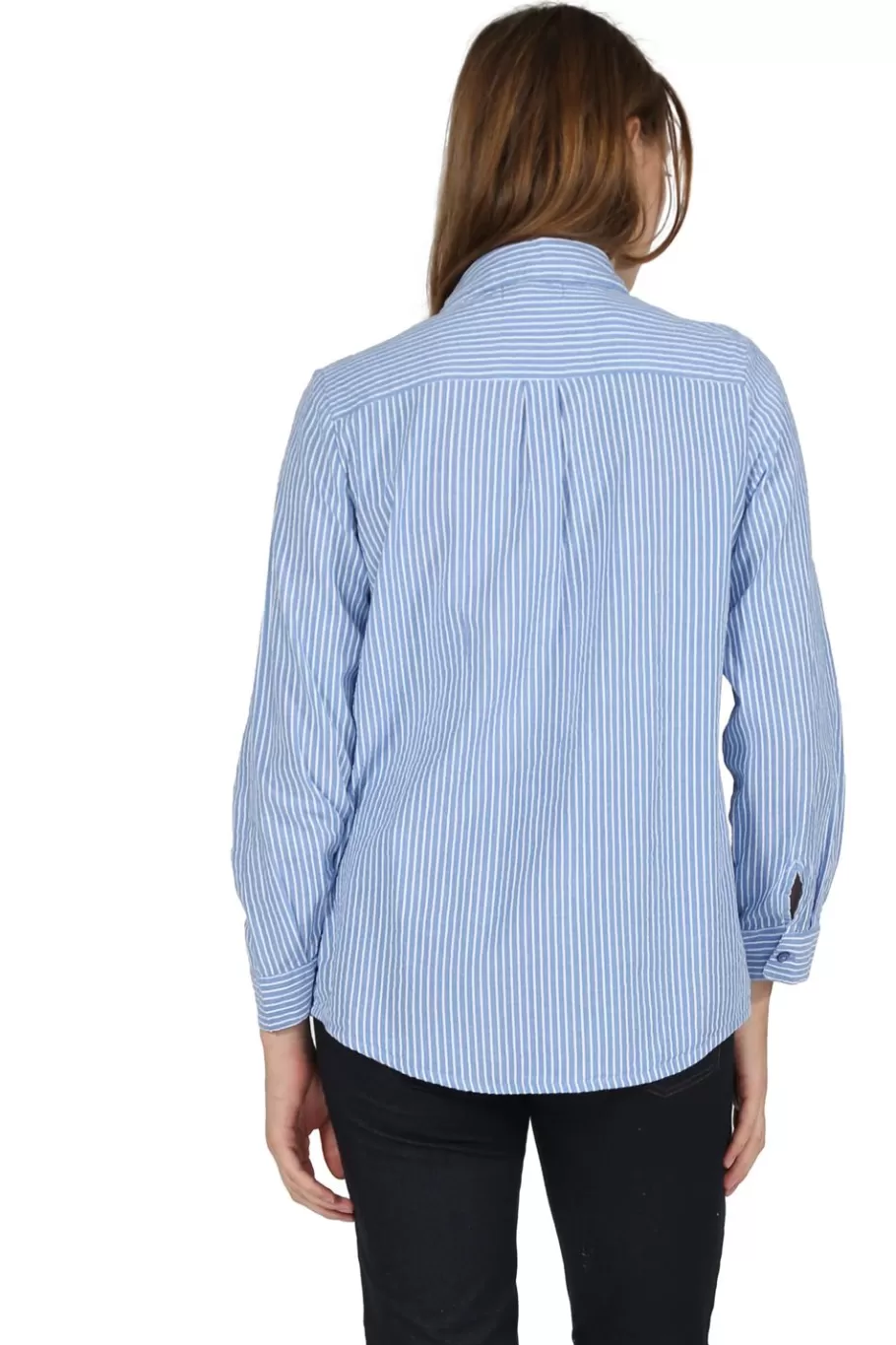 La Cera™ Camisa De Seersucker Con Botones Bordados En La Parte Delantera^ Tapas