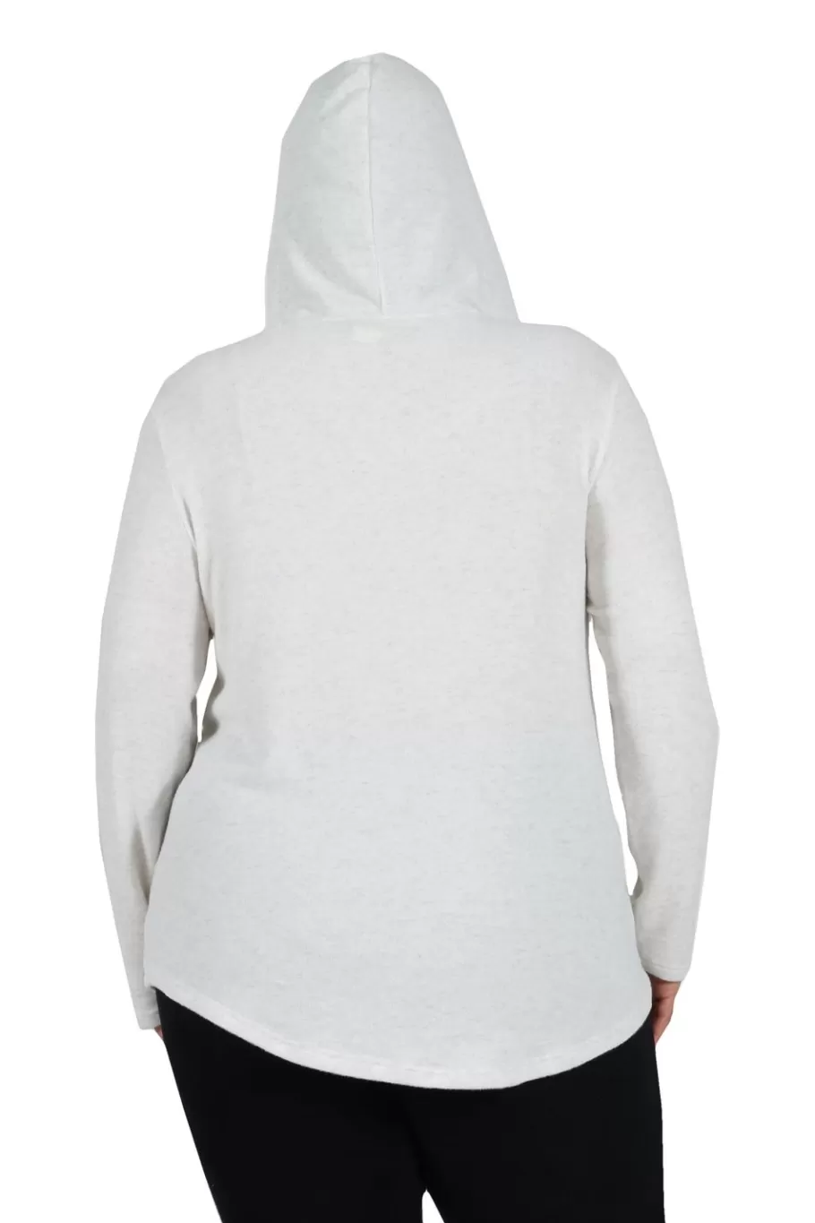 La Cera™ Camiseta Acogedora Con Capucha De Talla Grande^ Más Ropa Cómoda