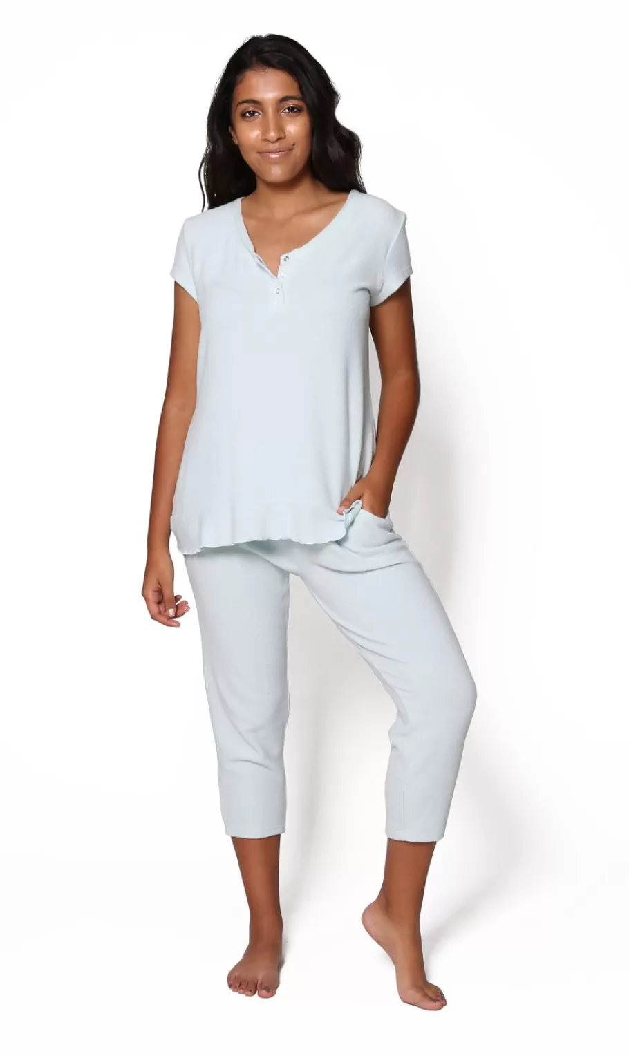 La Cera™ Camiseta Con Cierre A Presion De The Comfort Collection^ Ropa De Dormir