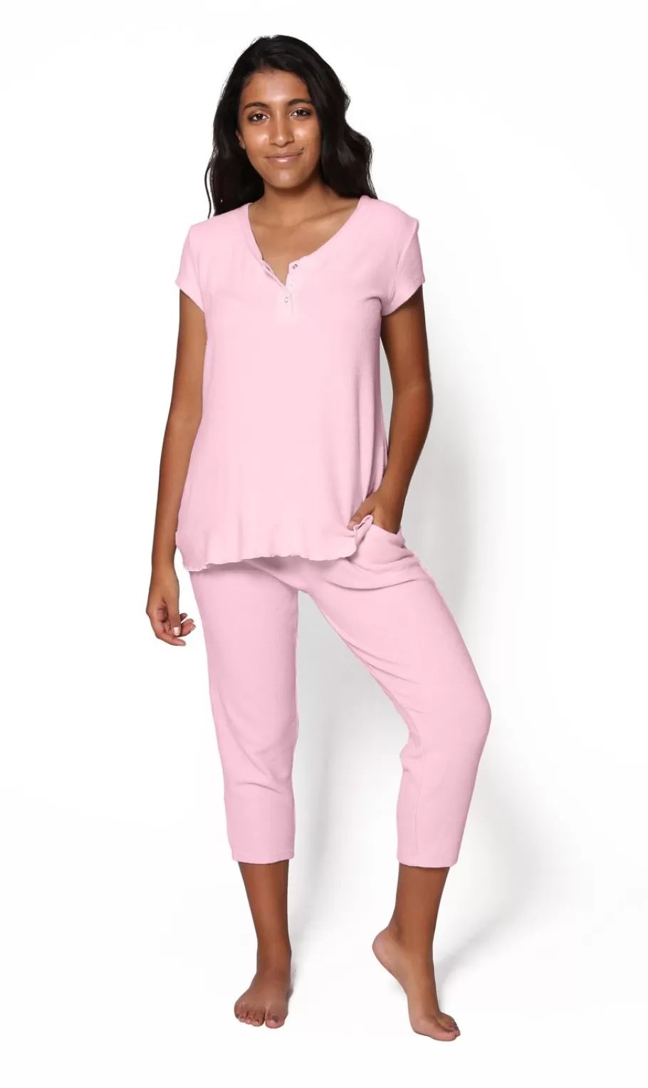 La Cera™ Camiseta Con Cierre A Presion De The Comfort Collection^ Ropa De Dormir