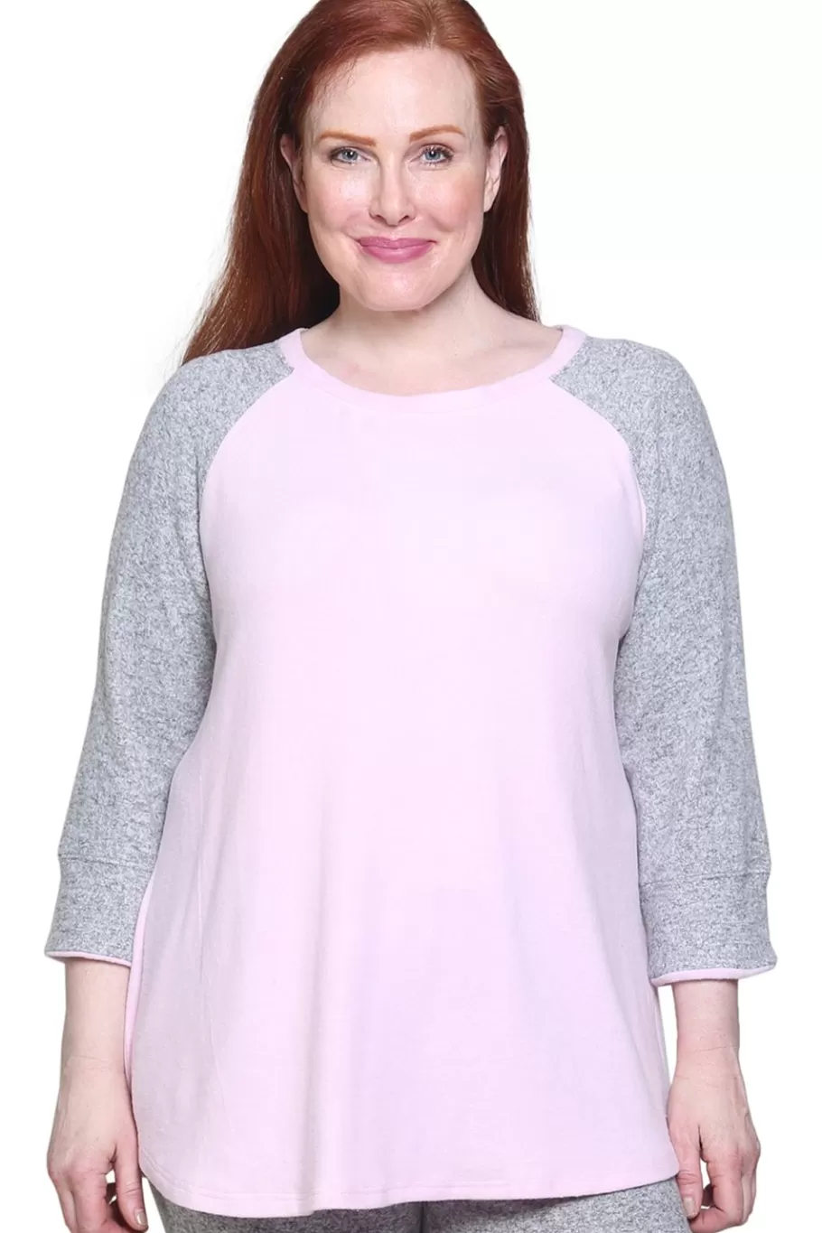 La Cera™ Camiseta De Beisbol De Talla Grande Comfort Collection^ Más Ropa Cómoda