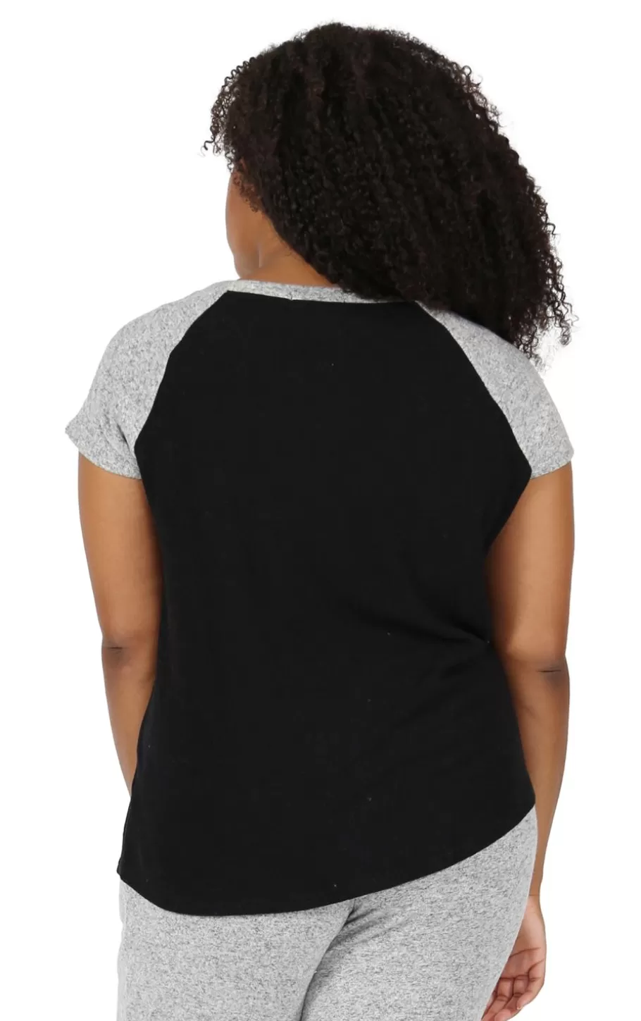 La Cera™ Camiseta De Dos Tonos De Talla Grande The Comfort Collection^ Más Ropa Cómoda