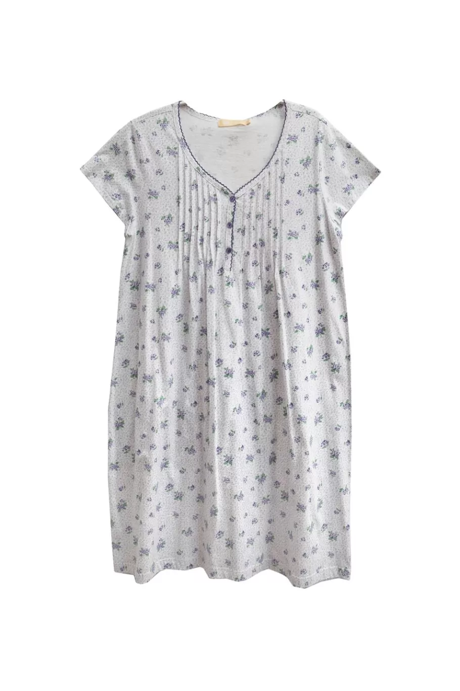 La Cera™ Camison Floral 100% Algodon La Cera - Talla Grande^ Más Ropa De Dormir