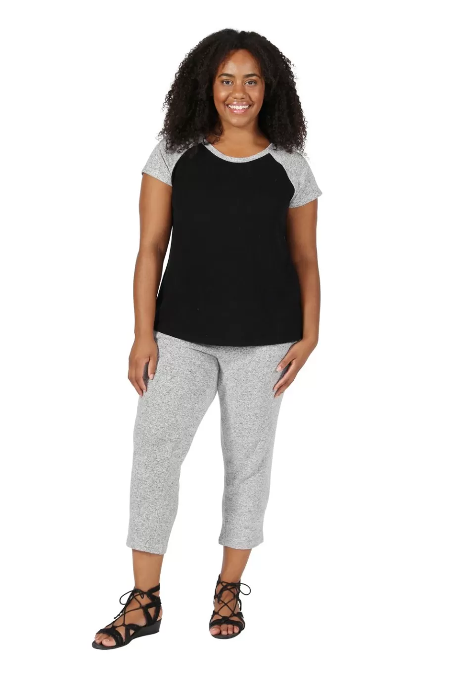 La Cera™ Capri De Talla Grande The Comfort Collection^ Más Ropa Cómoda