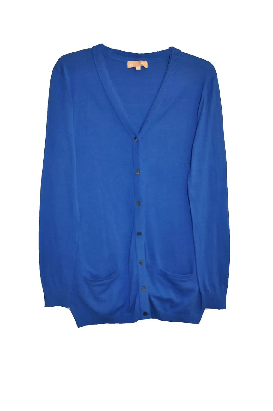 La Cera™ Cardigan Boyfriend De Manga Larga La Cera - Talla Grande^ Plus Tops