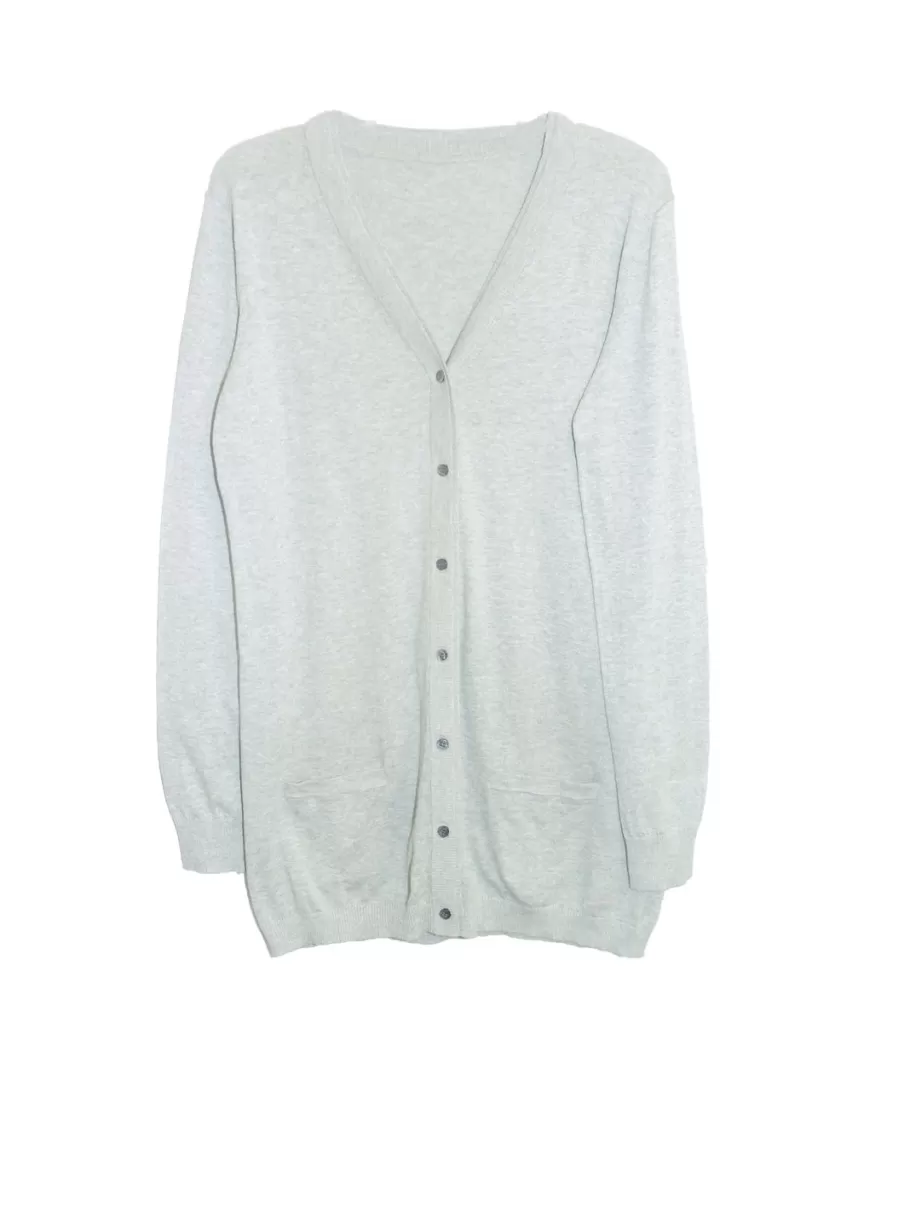 La Cera™ Cardigan Boyfriend De Manga Larga La Cera - Talla Grande^ Plus Tops