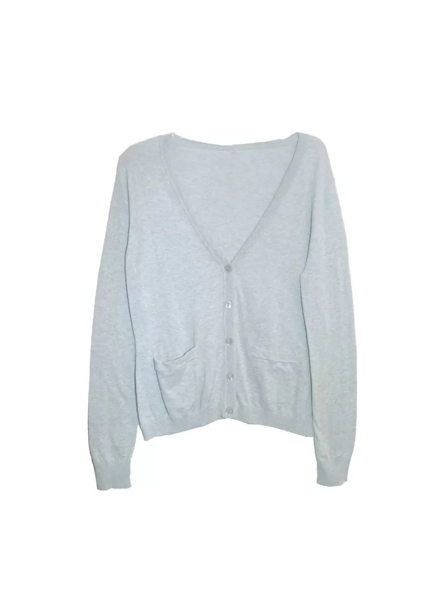 La Cera™ Cardigan De Manga Larga Con Bolsillos La Cera - Talla Grande^ Plus Tops