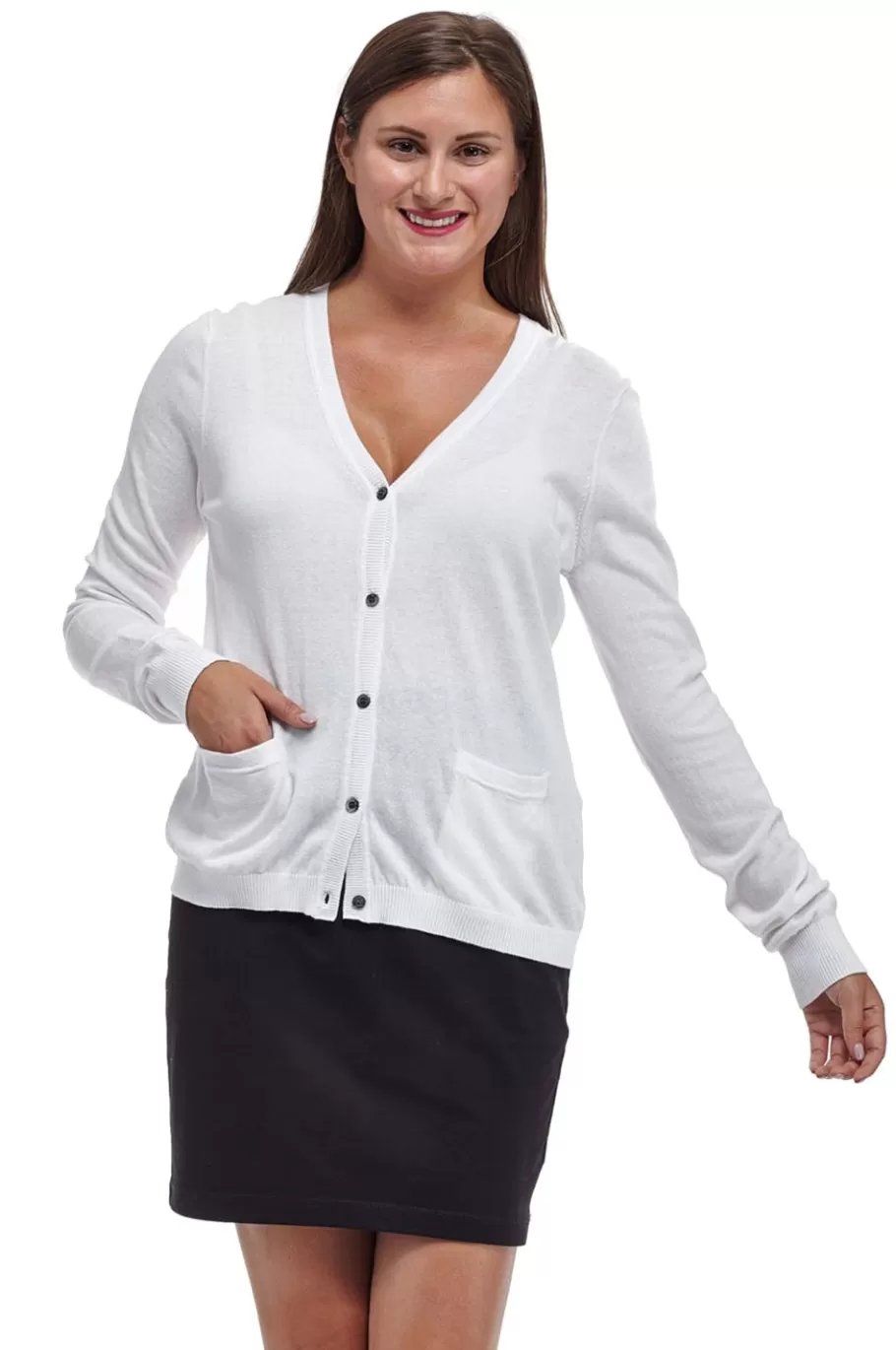 La Cera™ Cardigan De Manga Larga Con Bolsillos La Cera - Talla Grande^ Plus Tops
