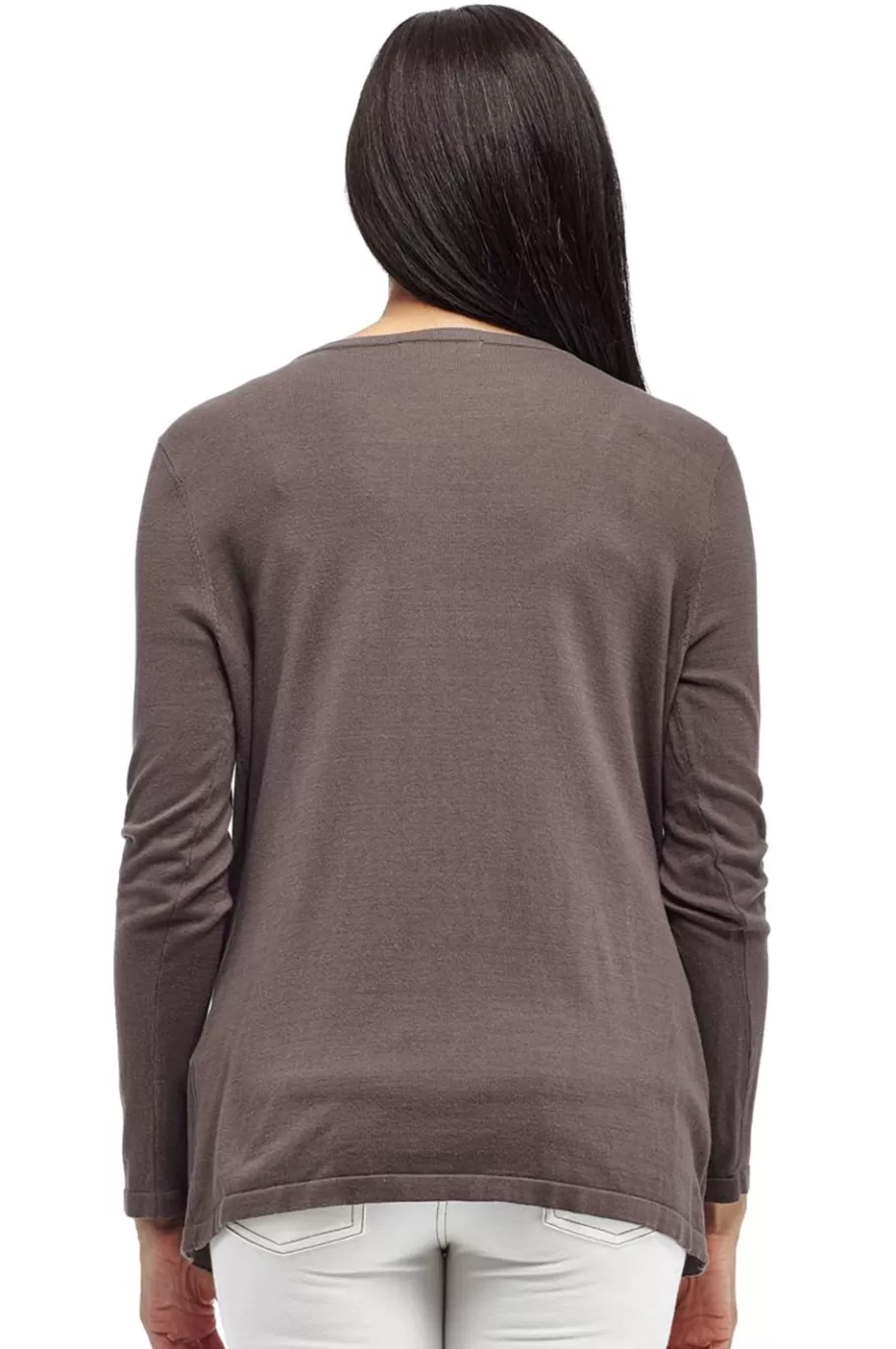 La Cera™ Cardigan Tipo Cascada De Manga Larga La Cera^ Suéteres