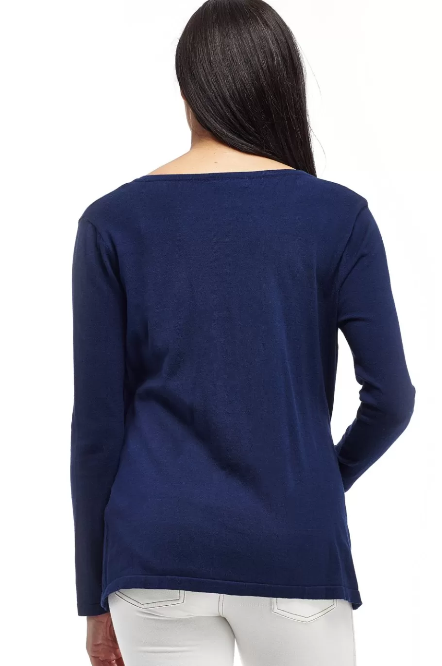 La Cera™ Cardigan Tipo Cascada De Manga Larga La Cera^ Suéteres