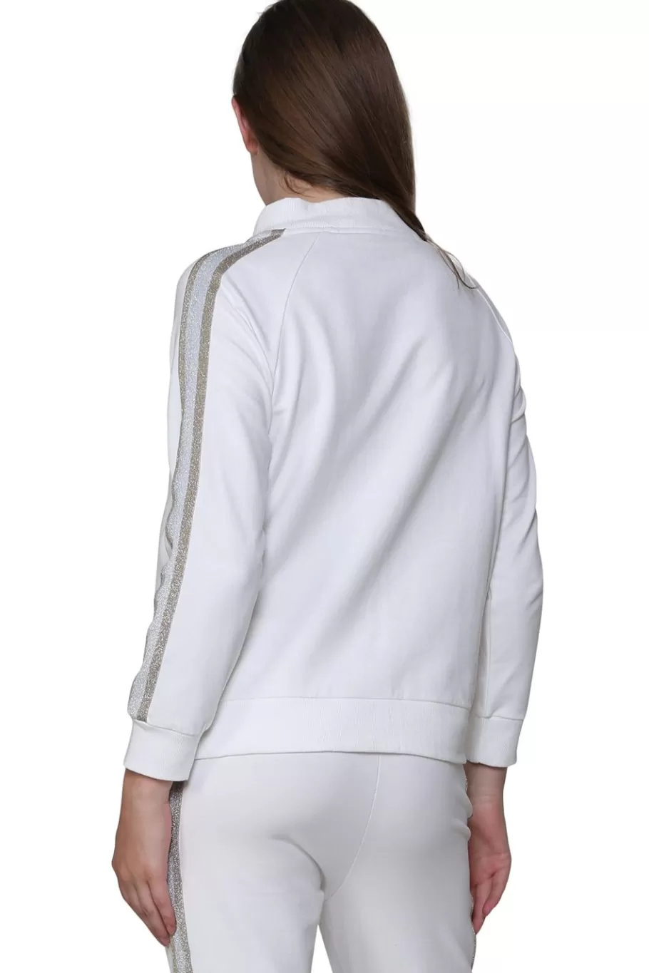 La Cera™ Chaqueta Con Cremallera De Felpa Francesa De Talla Grande^ Más Ropa Cómoda