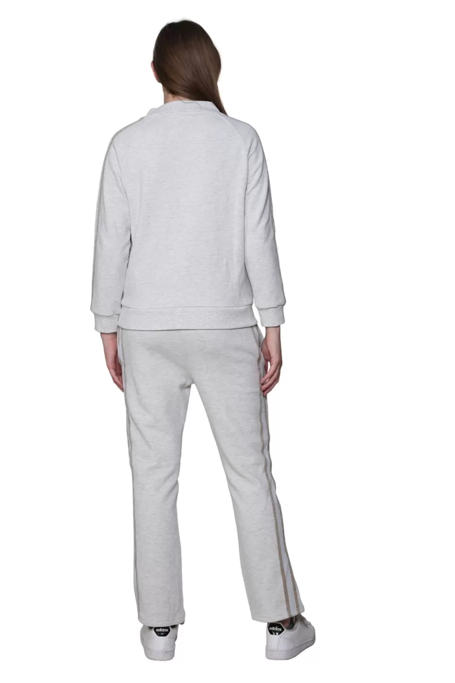 La Cera™ Chaqueta Con Cremallera De Felpa Francesa De Talla Grande^ Más Ropa Cómoda