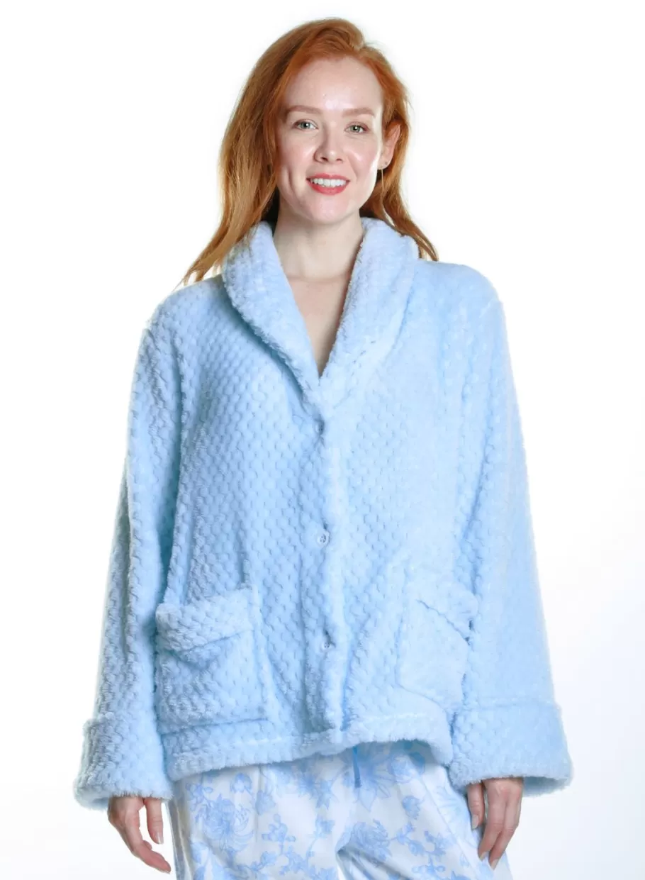 La Cera™ Chaqueta De Cama De Forro Polar Con Forma De Panal^ Chaquetas De Cama