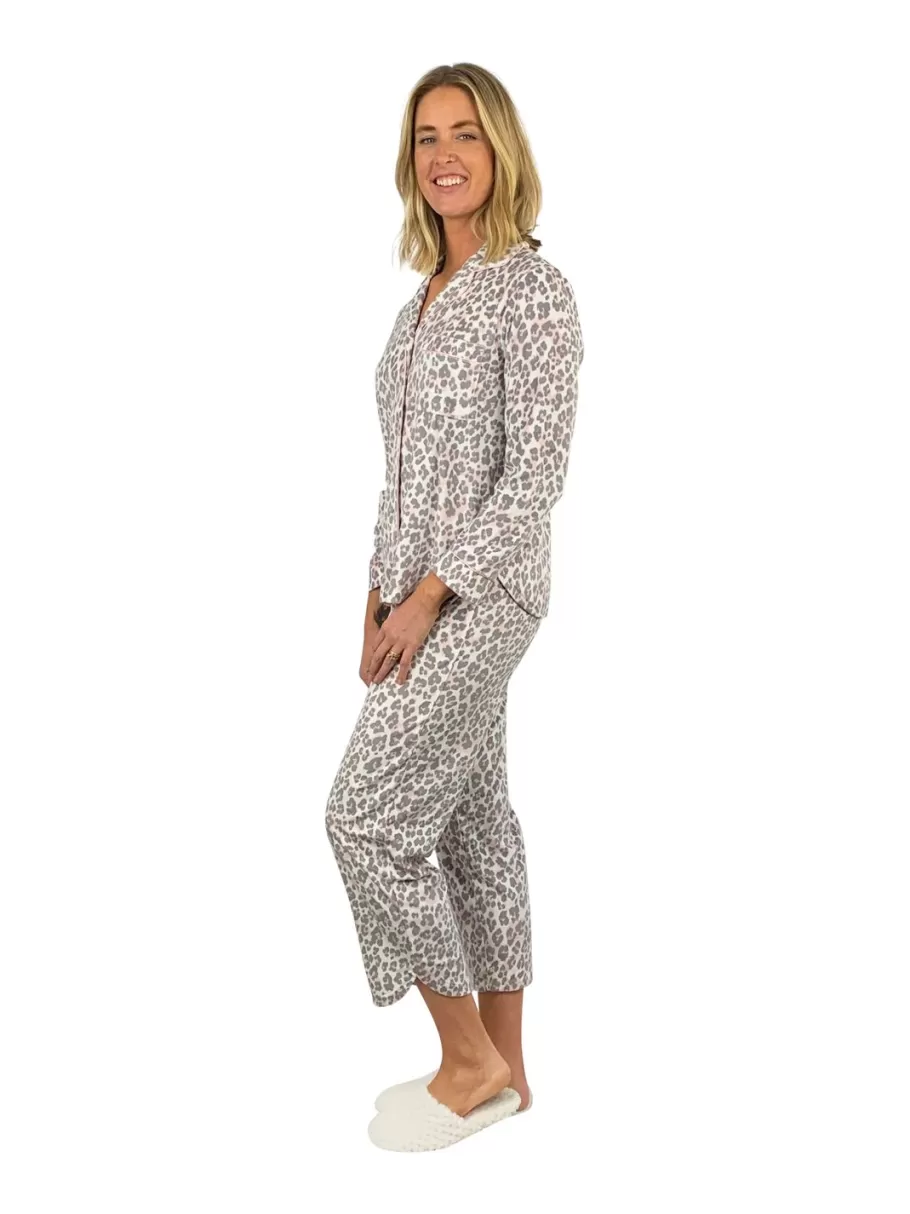 La Cera™ Conjunto De Pijama De Polar Minky Transparente De La Cera^ Pijama