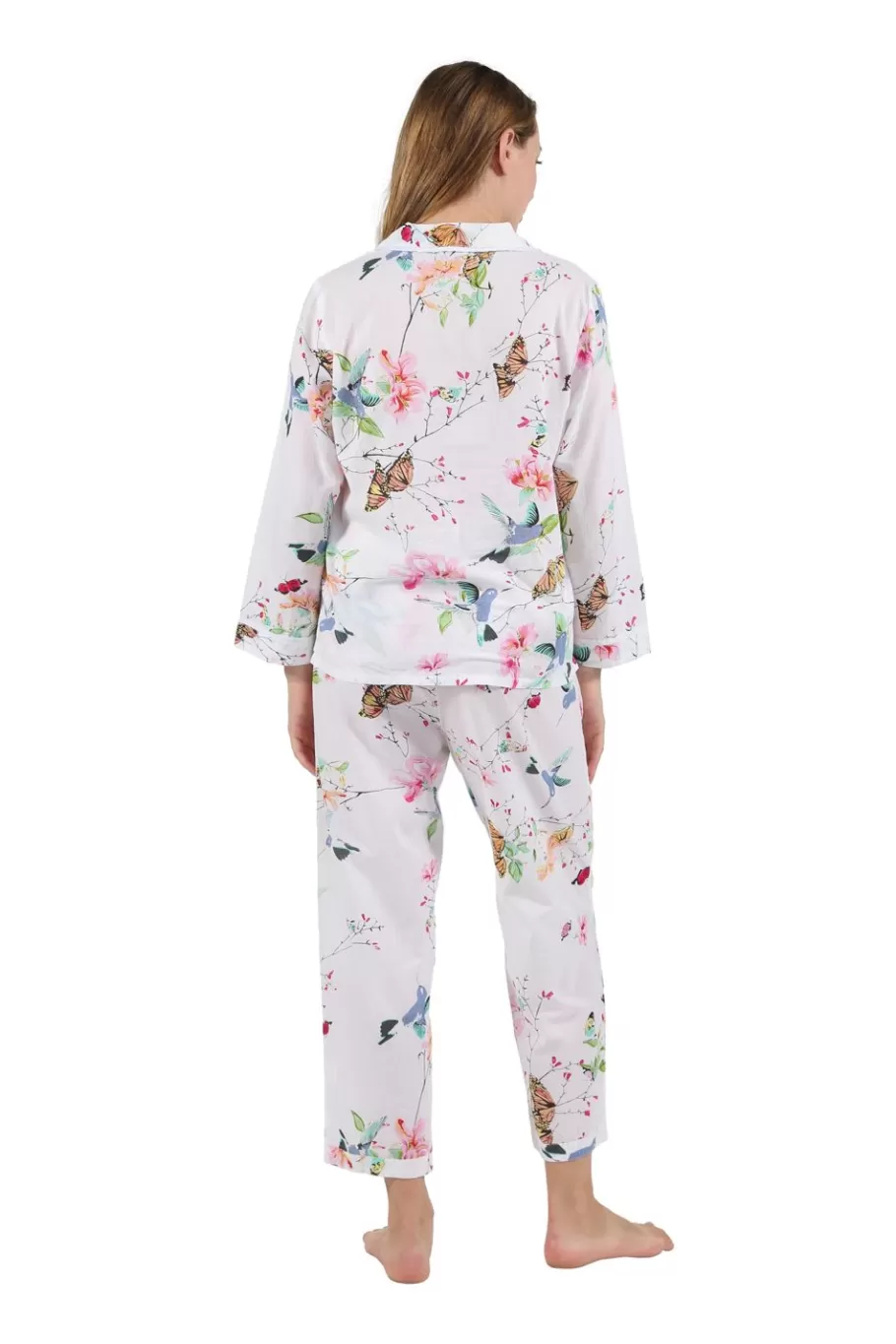 La Cera™ Conjunto De Pijama Floral De Manga Larga La Cera^ Pijama