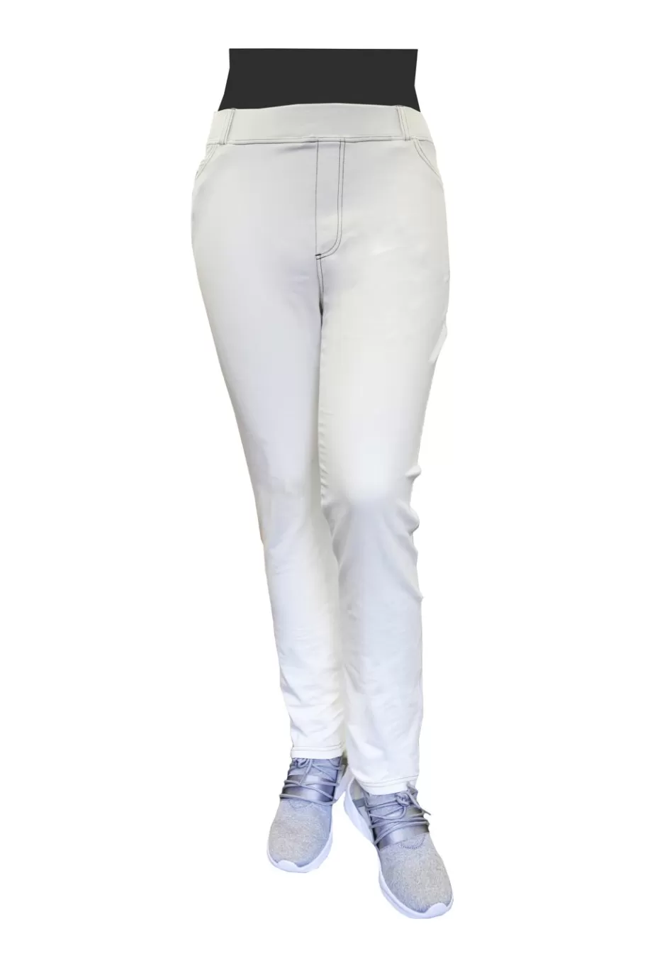 La Cera™ Jegging De Punto Elastico De Talla Grande La Cera^ Más Fondos