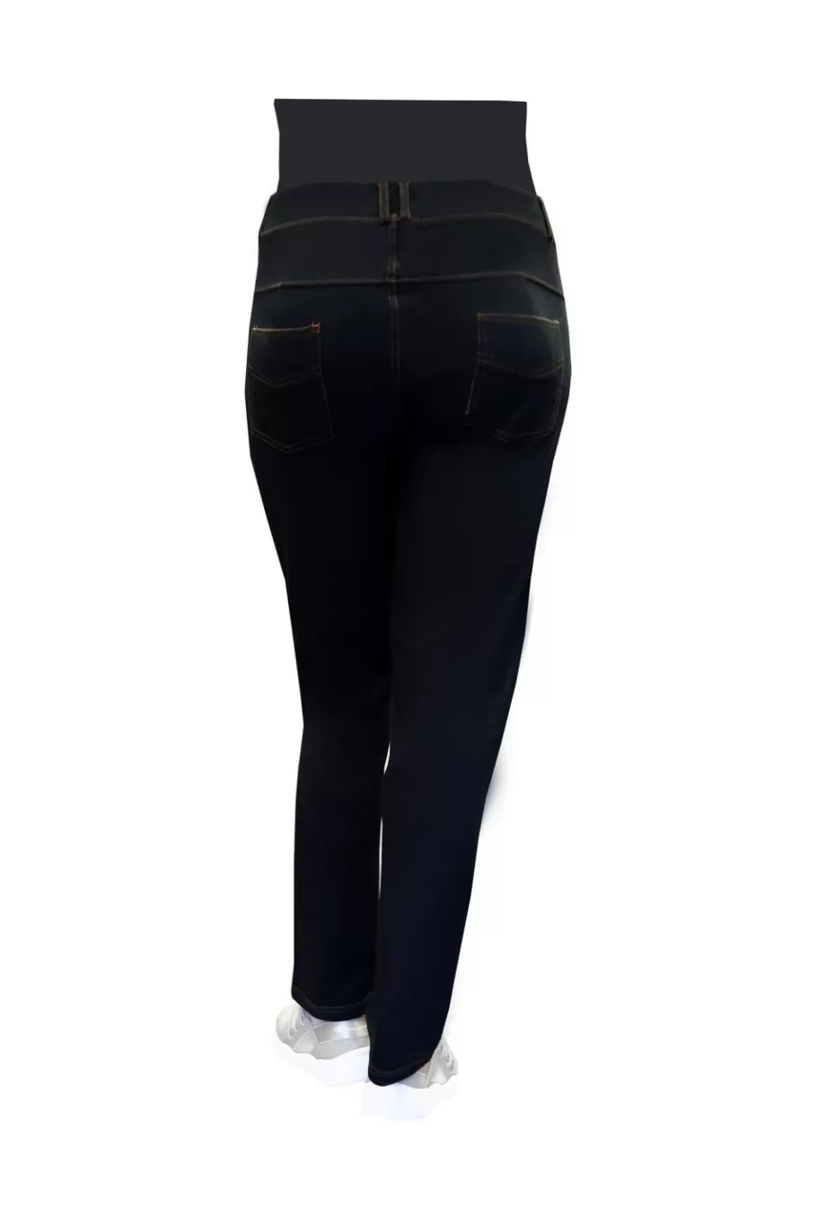 La Cera™ Jegging De Punto Elastico De Talla Grande La Cera^ Más Fondos