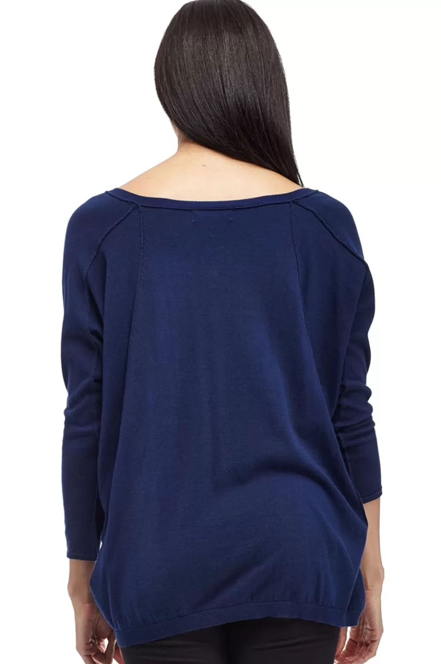 La Cera™ Jersey La Cera Con Escote En V Y Manga Dolman - Tallas Grandes^ Plus Tops