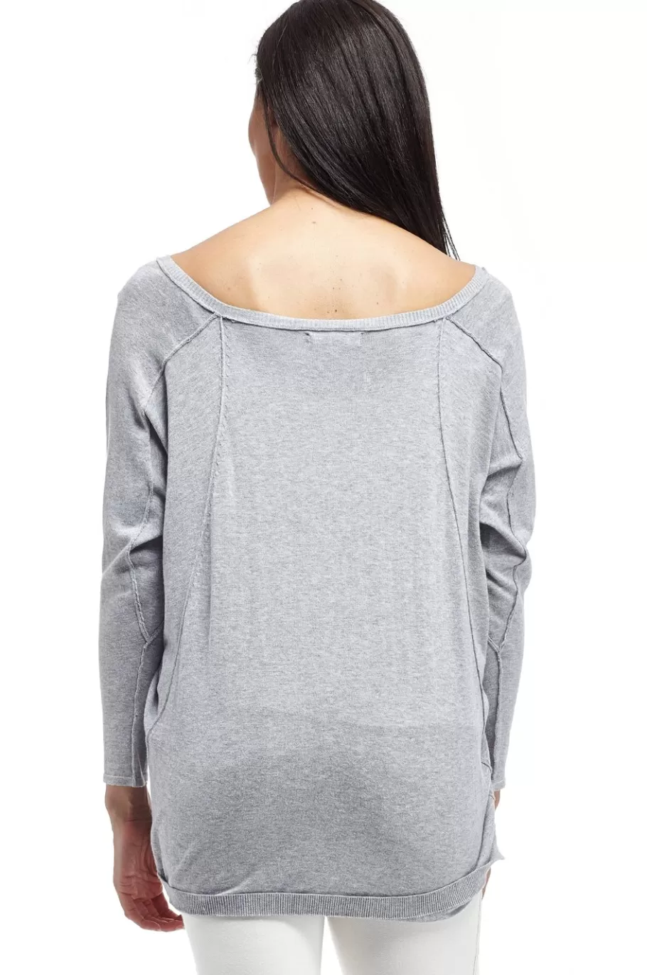 La Cera™ Jersey La Cera Con Escote En V Y Manga Dolman - Tallas Grandes^ Plus Tops