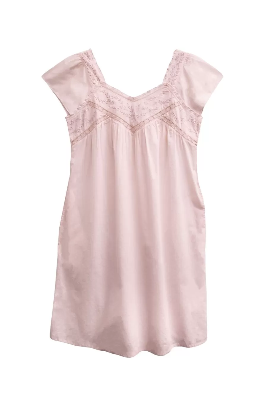 La Cera™ La Cera Camison De Novia Bordado 100% Algodon Talla Grande^ Más Ropa De Dormir