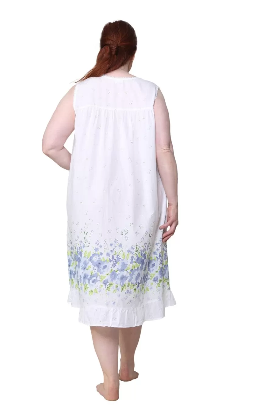 La Cera™ La Cera Primrose Border Plus Size Print Gown^ Más Ropa De Dormir