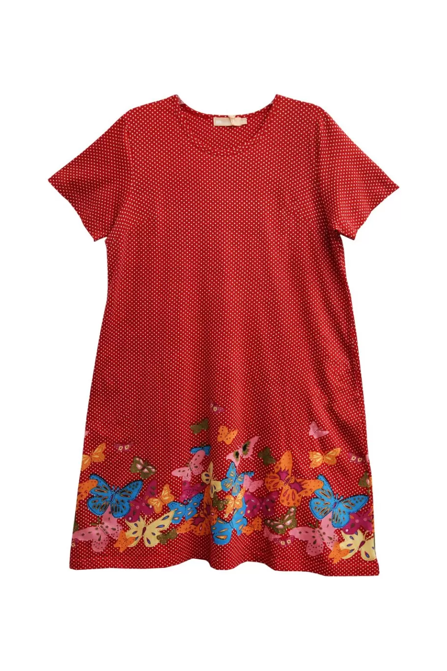 La Cera™ La Cera Vestido De Talla Grande De Manga Corta Con Estampado Floral De^ Vestidos Plus