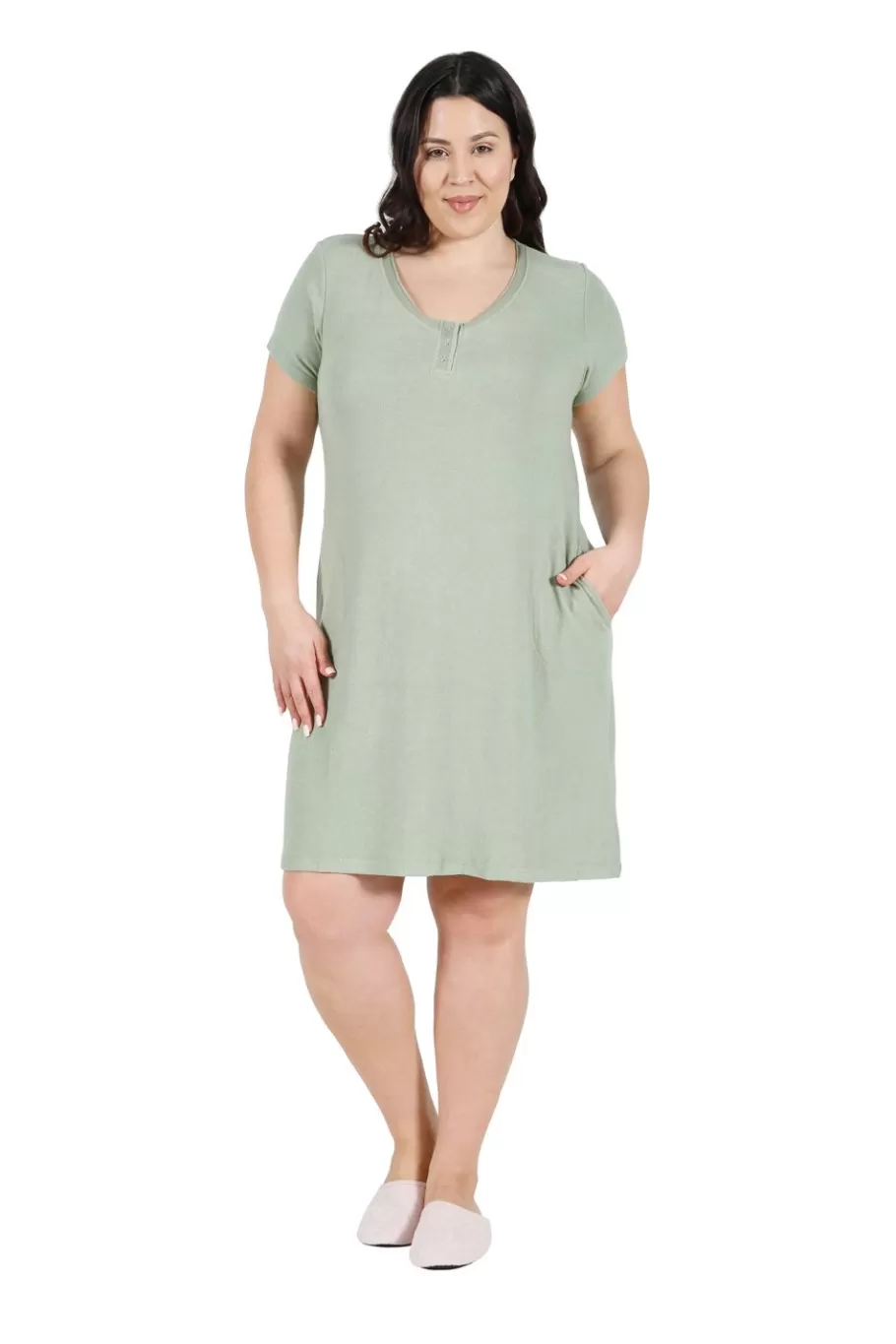 La Cera™ La Coleccion Comfort Ir A Vestido De Talla Grande^ Más Ropa Cómoda