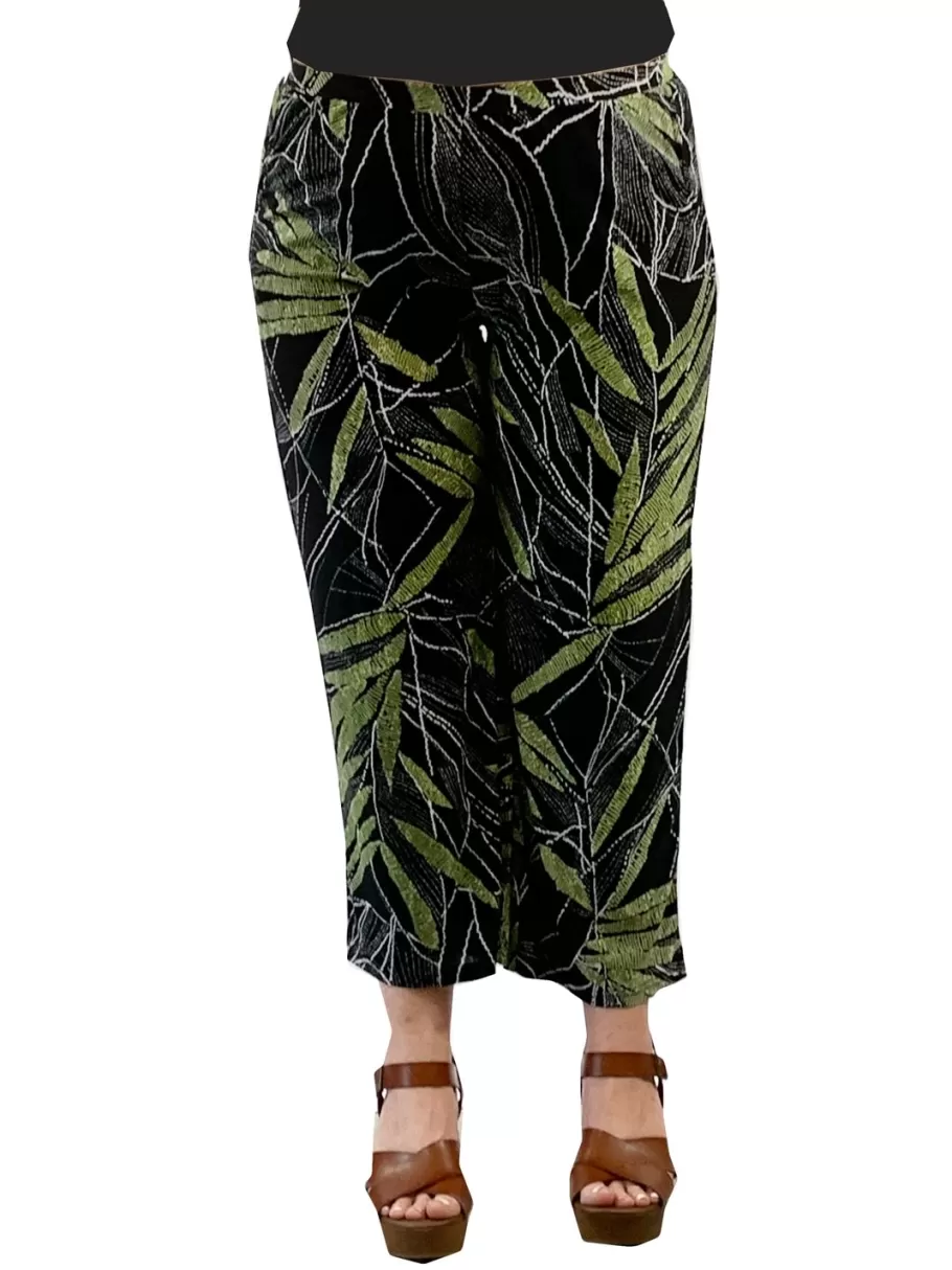La Cera™ Pantalon Corto Con Estampado De Palmeras La Cera Savannah De Talla Gra^ Más Fondos