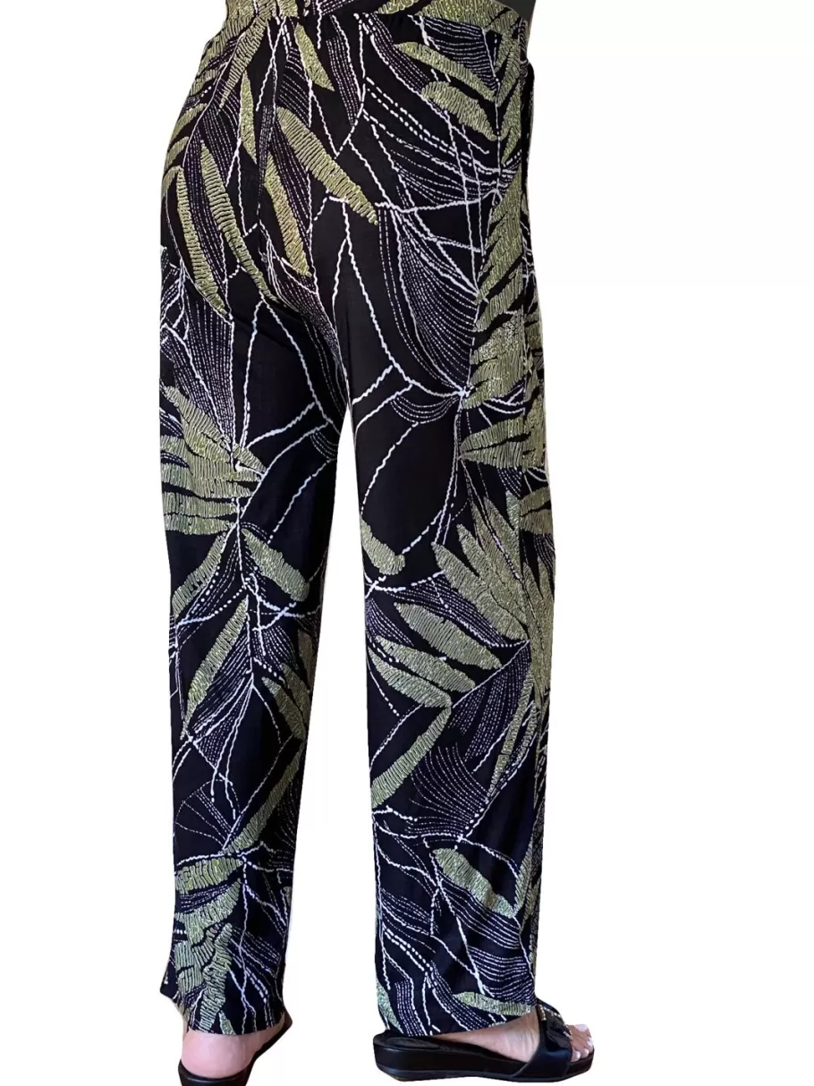 La Cera™ Pantalon Corto Con Estampado De Palmeras Savannah De La Cera^ Fondos