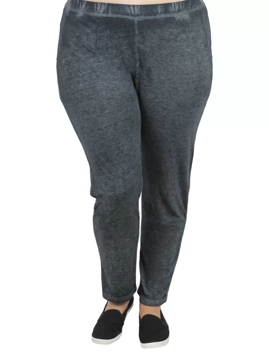 La Cera™ Pantalon De Punto Suave Y Flexible - Talla Grande^ Más Ropa Cómoda