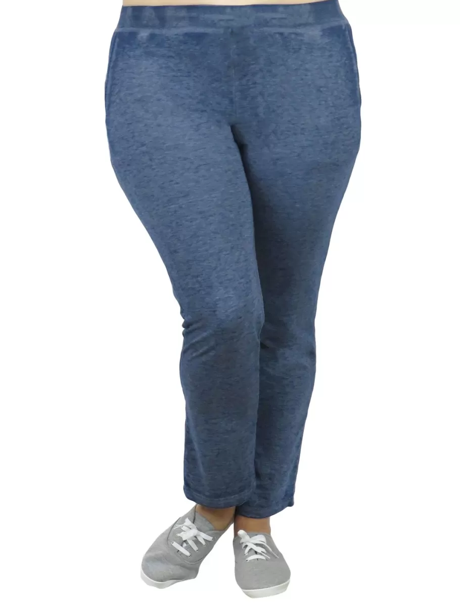 La Cera™ Pantalon De Punto Suave Y Flexible - Talla Grande^ Más Ropa Cómoda