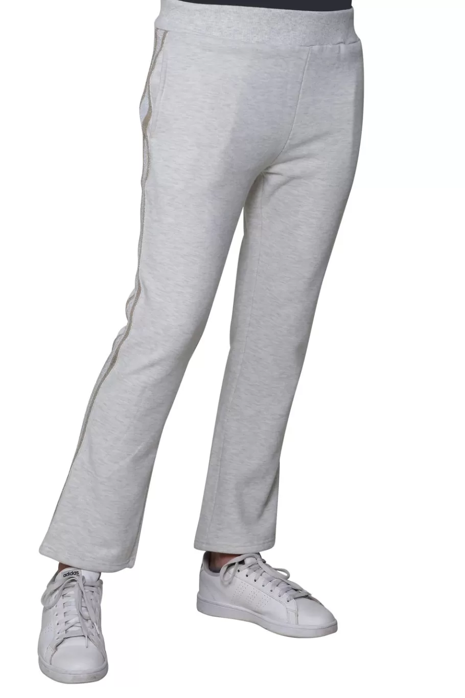 La Cera™ Pantalon De Rizo Frances De Talla Grande Con Ribete De Rayas De Esmoqu^ Más Ropa Cómoda
