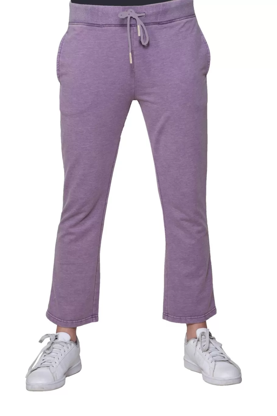 La Cera™ Pantalones Con Cordon De Felpa Francesa Jaspeados^ Fondos