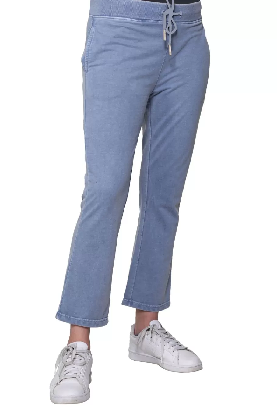 La Cera™ Pantalones Con Cordon De Felpa Francesa Jaspeados^ Fondos