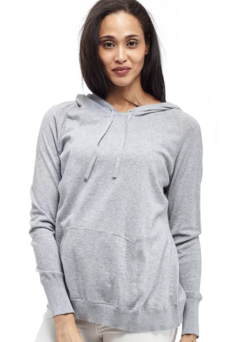 La Cera™ Sueter Tipo Jersey Con Capucha Y Cordon La Cera - Talla Grande^ Plus Tops