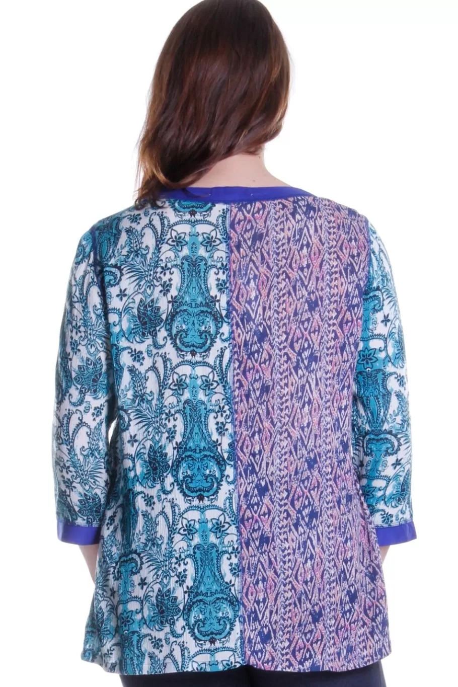 La Cera™ Top Con Patchwork Multicolor De La Cera^ Tapas