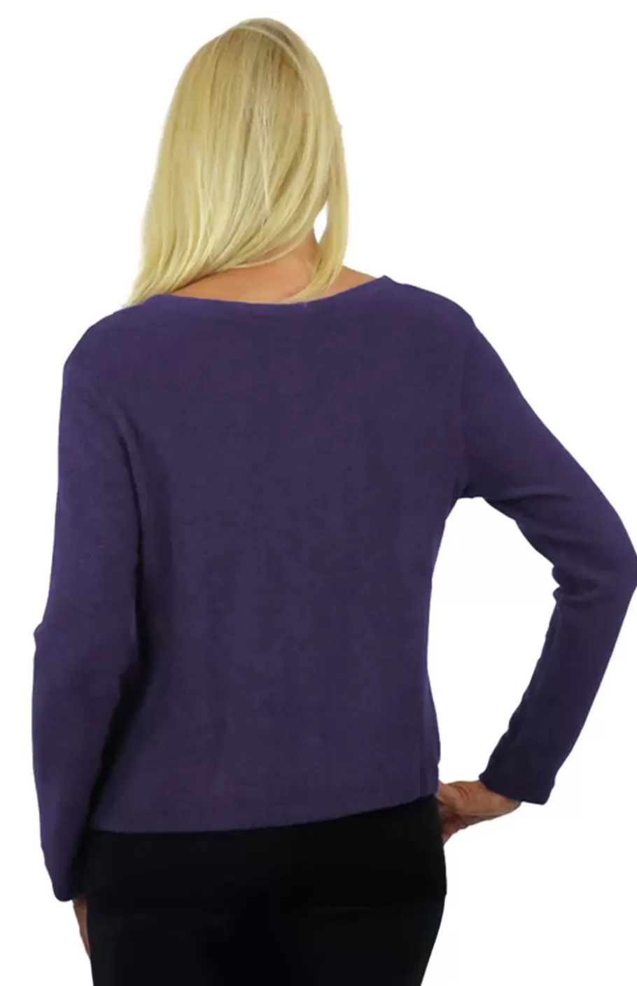La Cera™ Top De Manga Larga Con Cuello En V Comfort Collection^ Tapas