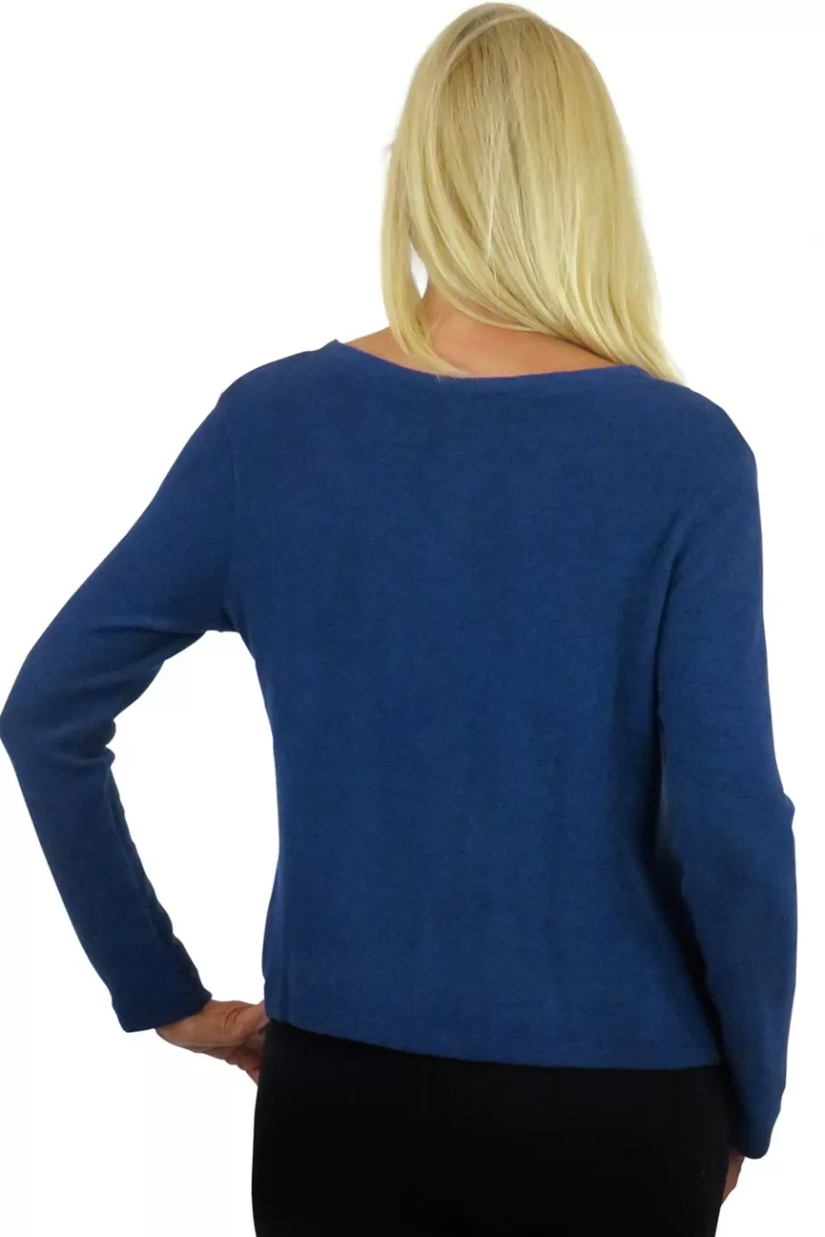 La Cera™ Top De Manga Larga Con Cuello En V Comfort Collection^ Tapas
