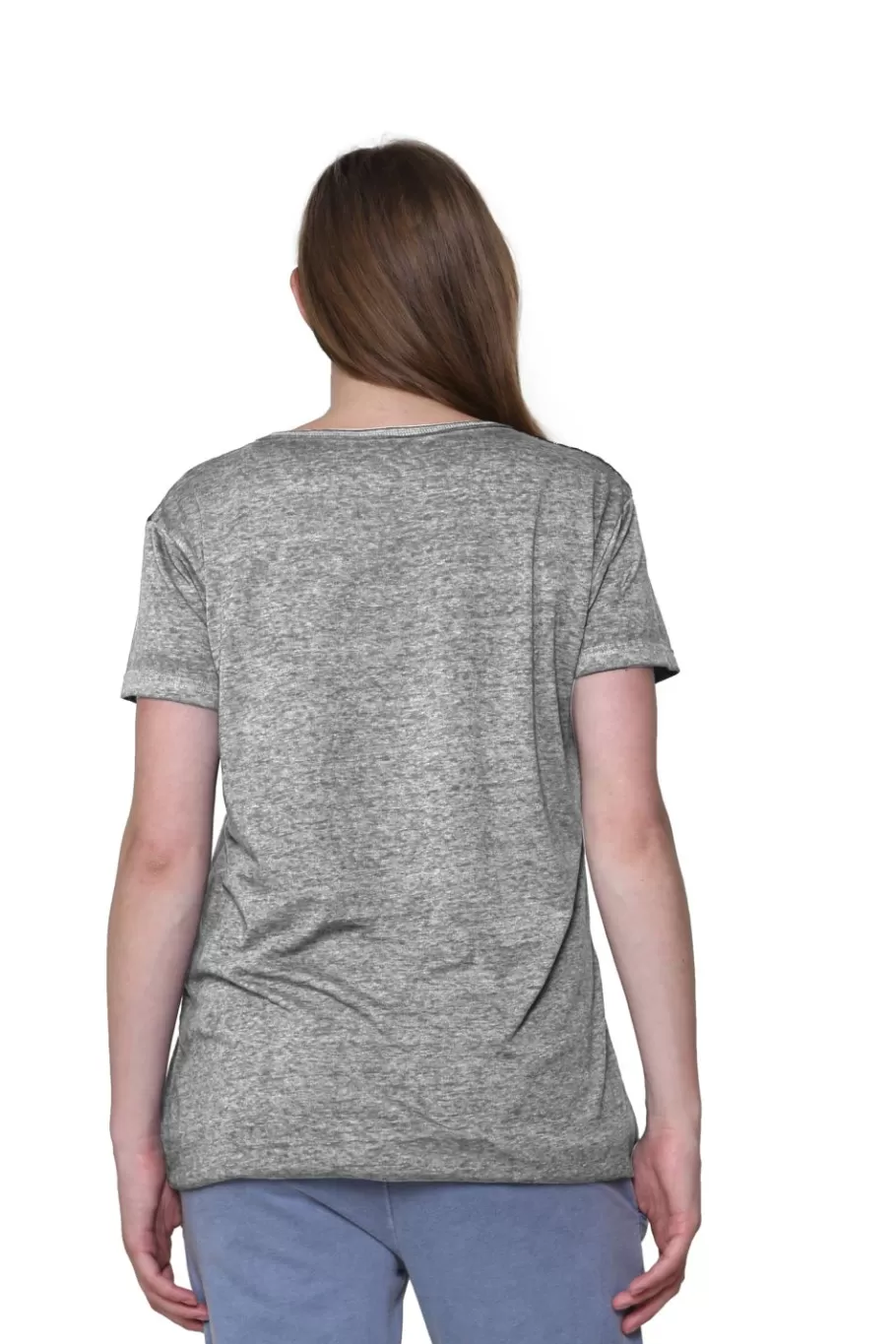 La Cera™ Top De Punto Suave Y Flexible Con Cuello En V^ Tapas