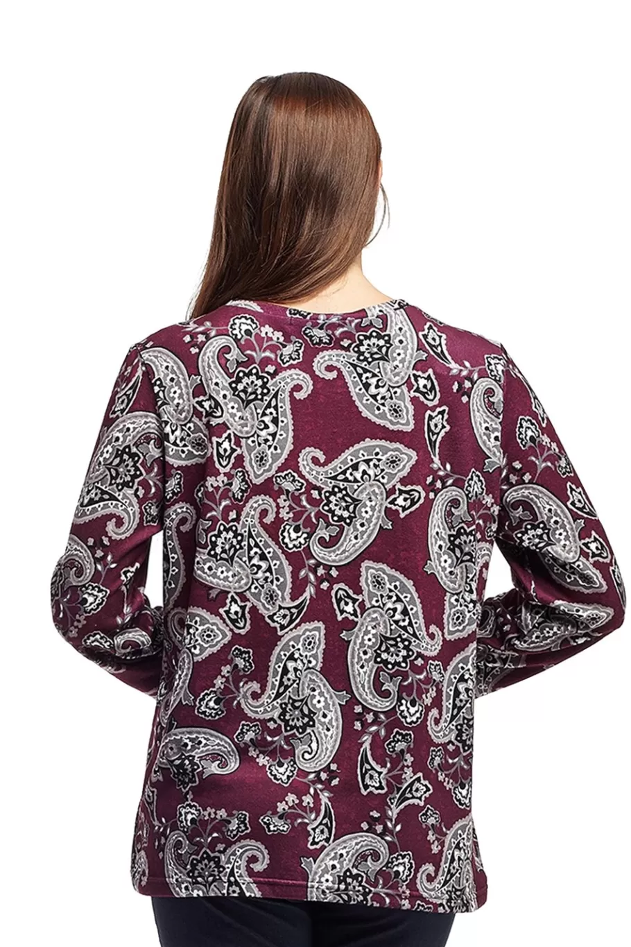 La Cera™ Top Tipo Jersey Con Estampado De Cachemira La Cera^ Tapas