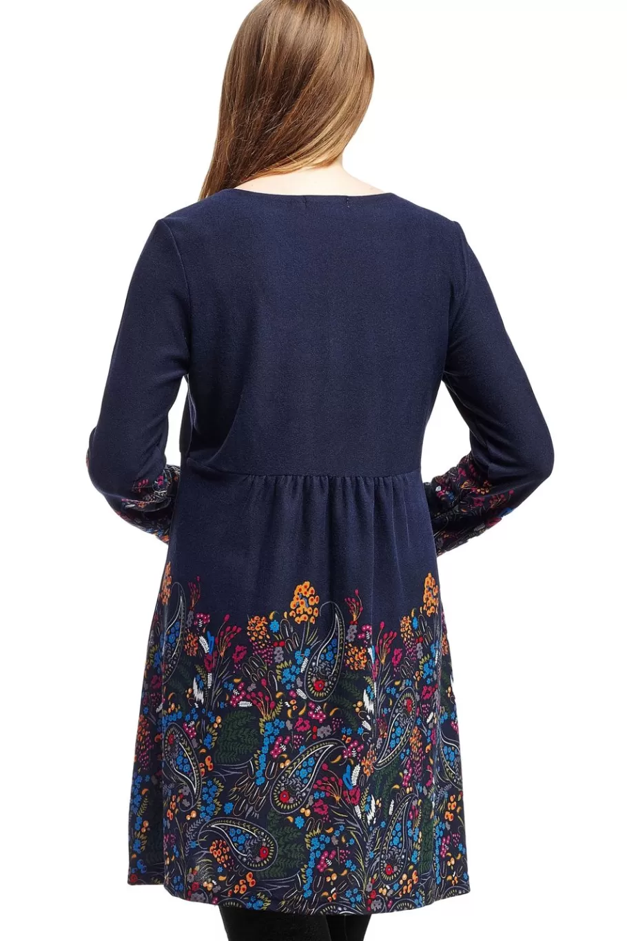 La Cera™ Top Tipo Tunica Tipo Jersey Con Estampado Floral De La Cera^ Tapas