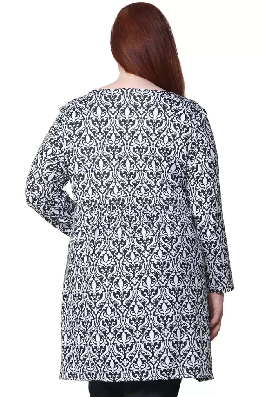 La Cera™ Top Tipo Tunica Tipo Jersey De Talla Grande La Cera^ Plus Tops