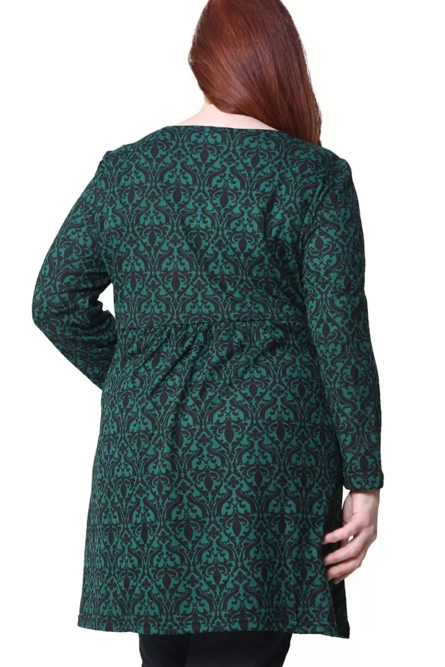 La Cera™ Top Tipo Tunica Tipo Jersey De Talla Grande La Cera^ Plus Tops