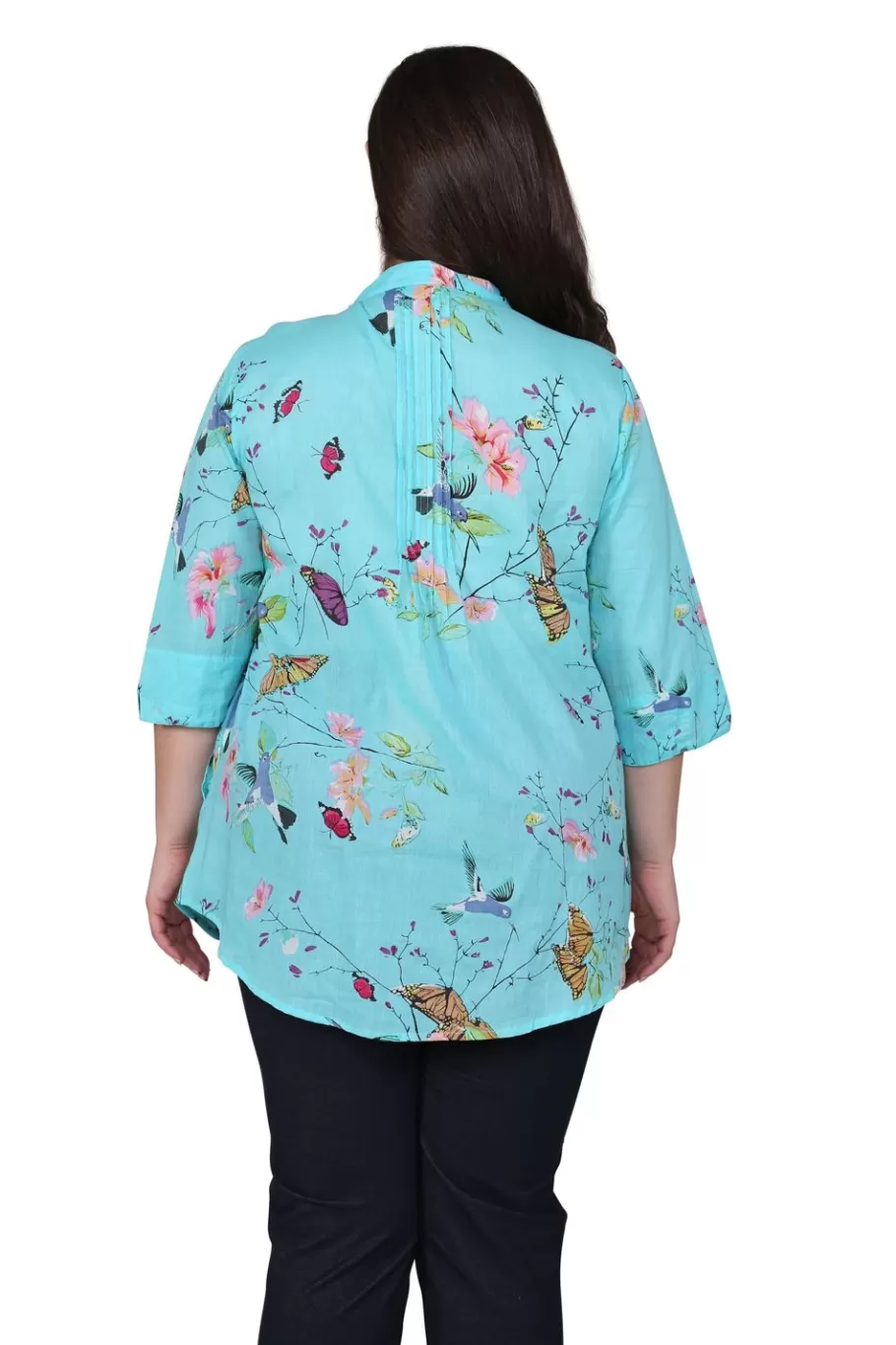 La Cera™ Tunica Con Estampado Nature At It'S Best De Talla Grande^ Plus Tops