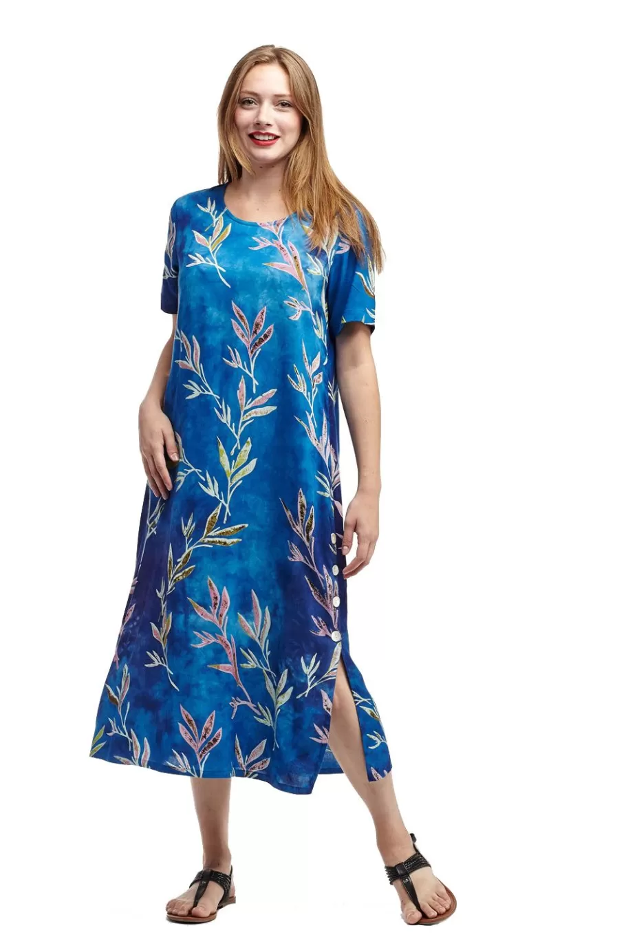 La Cera™ Vestido Acampanado De Manga Corta La Cera^ Vestidos Tejidos